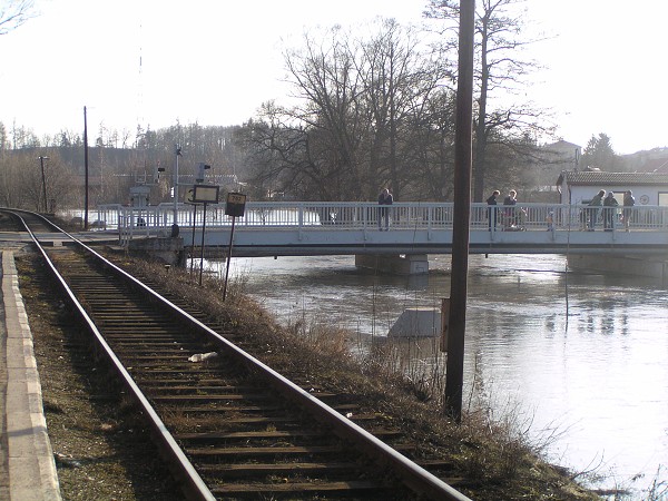 Dačice 2005 - březnová povodeň