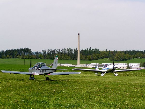Dačice - letiště 21.5.2005